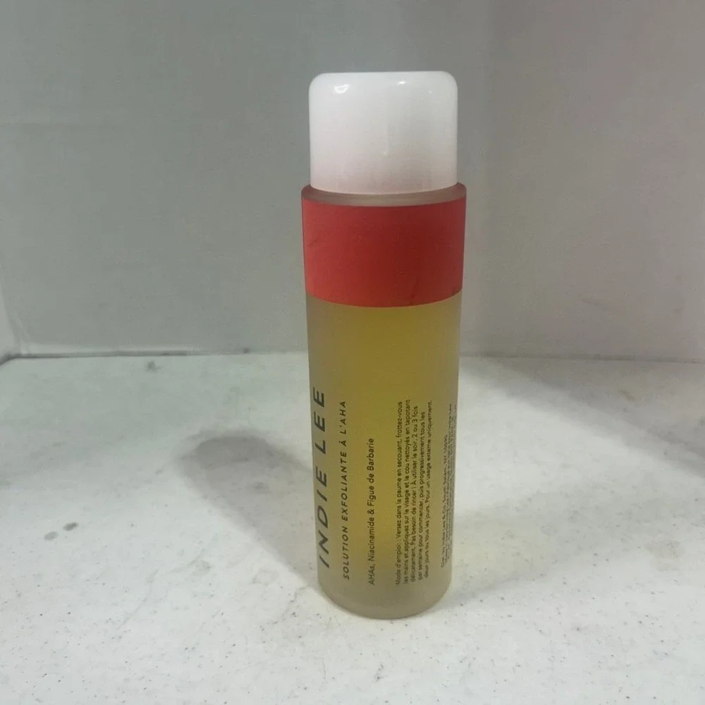 Indie Lee AHA Exfoliating Solution 4.2oz Glycolic Lactic Acid Niacinamide Serum